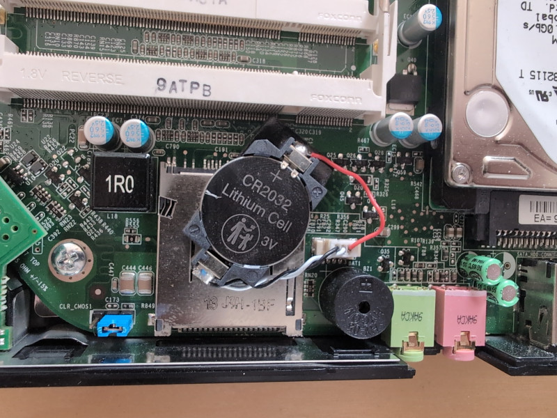 Acer Veriton N260G new battery holder solution.